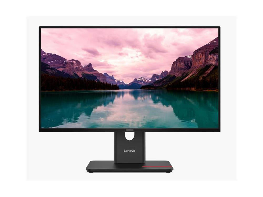 Lenovo ThinkVision T24-40 24" Class Webcam Full HD LED Monitor - 16:9 - Raven Black - 64A4MARXUS