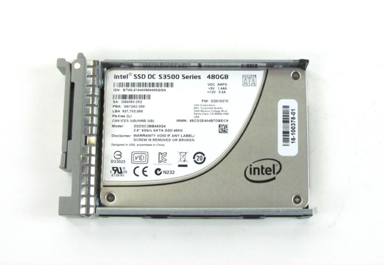 Cisco 480 GB Solid State Drive - 2.5" Internal - SATA (SATA/600) - UCSX480GBM3XEPD-RF