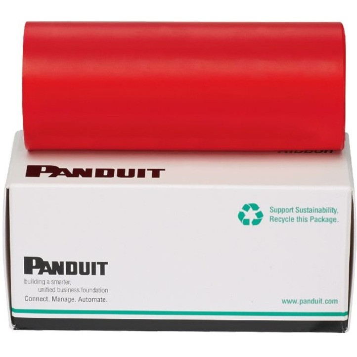Panduit Easy-Mark Original Thermal Transfer Ribbon - Red - 1 Pack - RMER4RD