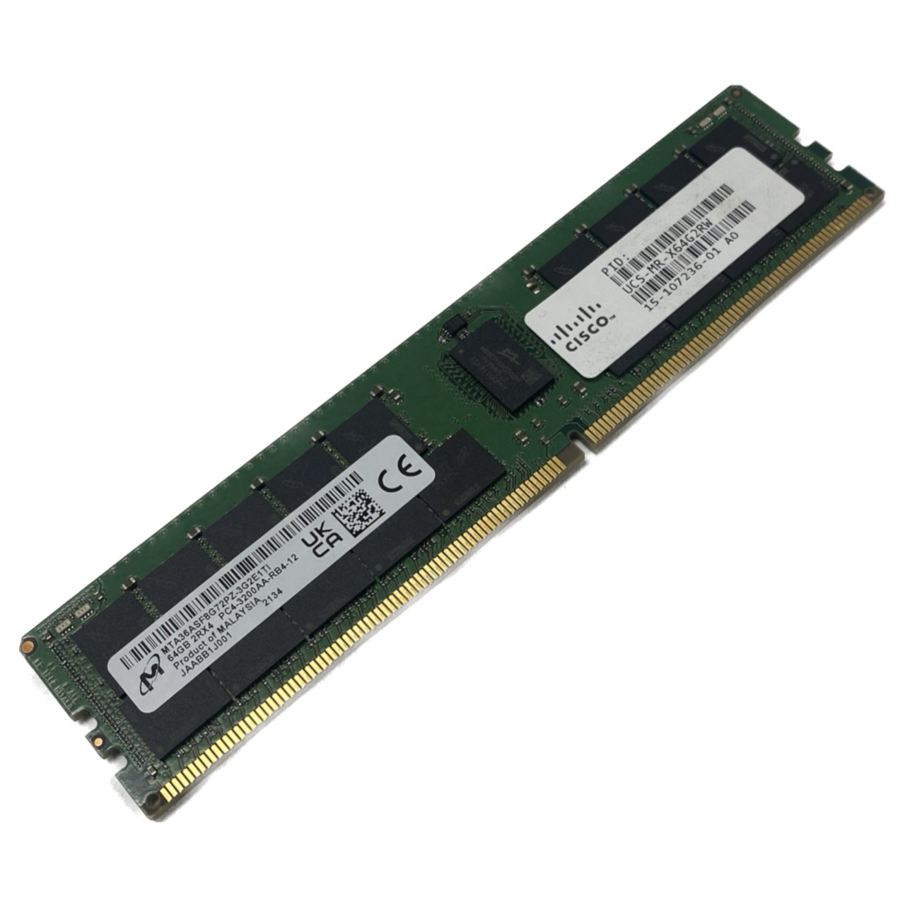 Cisco Refurbished RAM Module - 64GB DDR5-4800 RDIMM 2RX4 (16GB - UCSXMRX64G2RE1-RF