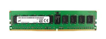 Micron RAM Module - 8 GB (1 x 8GB) - DDR4-3200/PC4-25600 DDR4 SDRAM - 3200 MHz Single-rank Memory - CL22 - 1.20 V - ECC - Registered - 288-pin - DIMM - MTA9ASF1G72PZ-3G2