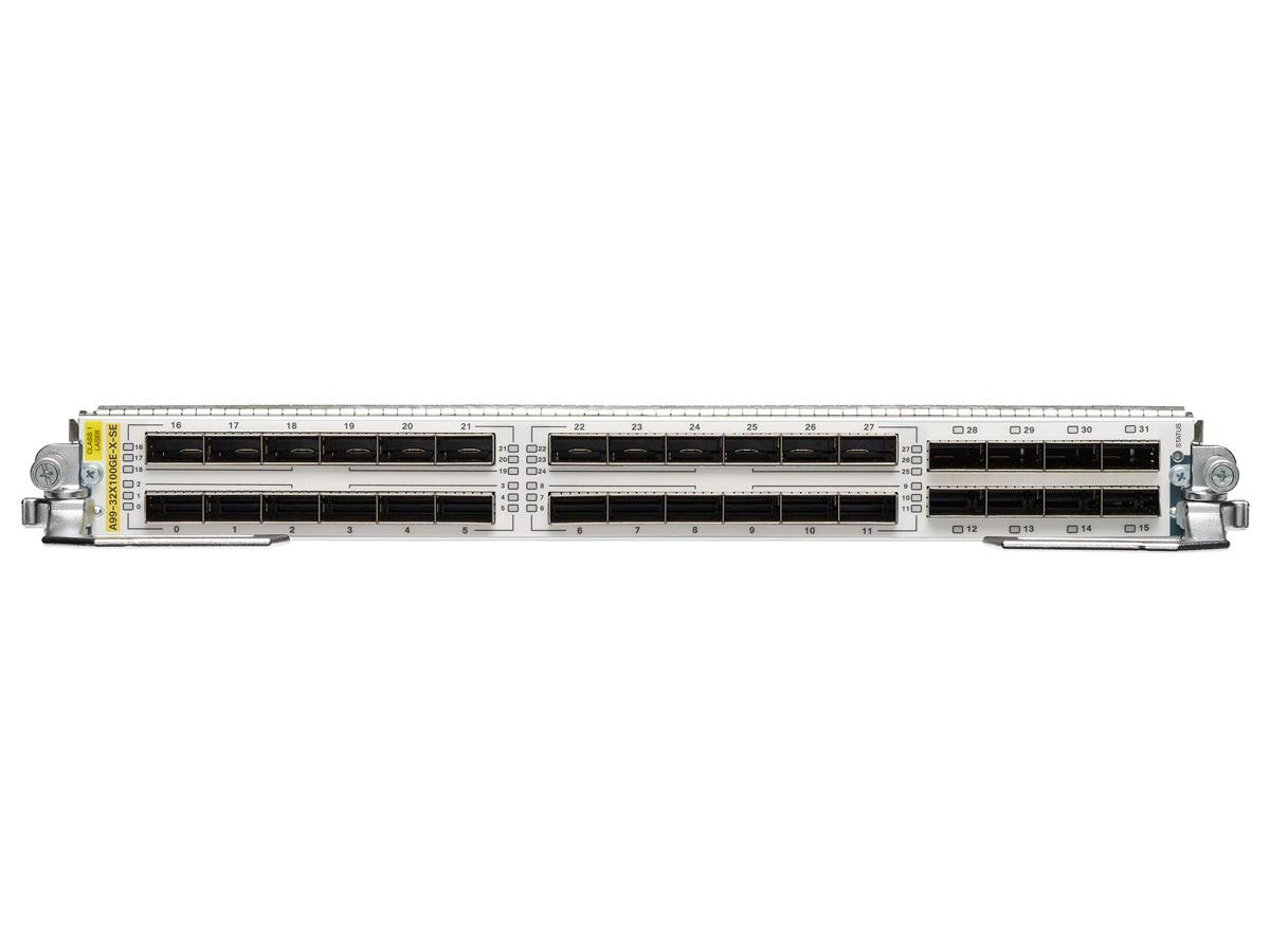 Cisco Refurbished SR 9900 3.2T Service Edge Line Card - 5th Generation - For Data Networking, Optical NetworkOptical Fiber10 Gigabit Ethernet, 40 Gigabit Ethernet, 100 Gigabit Ethernet - 10GBase-X, 40GBase-X, 100GBase-X - A99-32X100GEXSE-RF