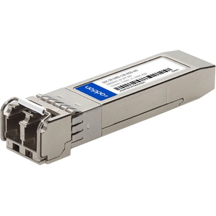 AddOn Cisco® GLC-ZX-SMD-120-RGD Compatible TAA 1000Base-ZX SFP Transceiver (SMF, 1550nm, 120km, LC, DOM, -40 to 85C) - GLC-ZX-SMD-120-RGD-AO