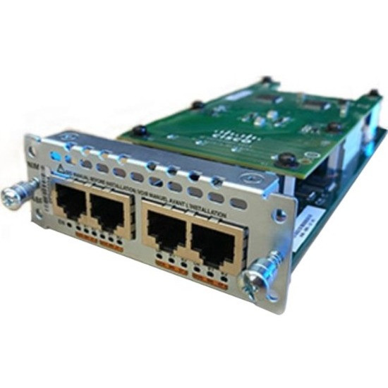 Cisco Refurbished 4-port ISDN BRI S/T Network Interface Module - NIM-4BRI-S/T-RF