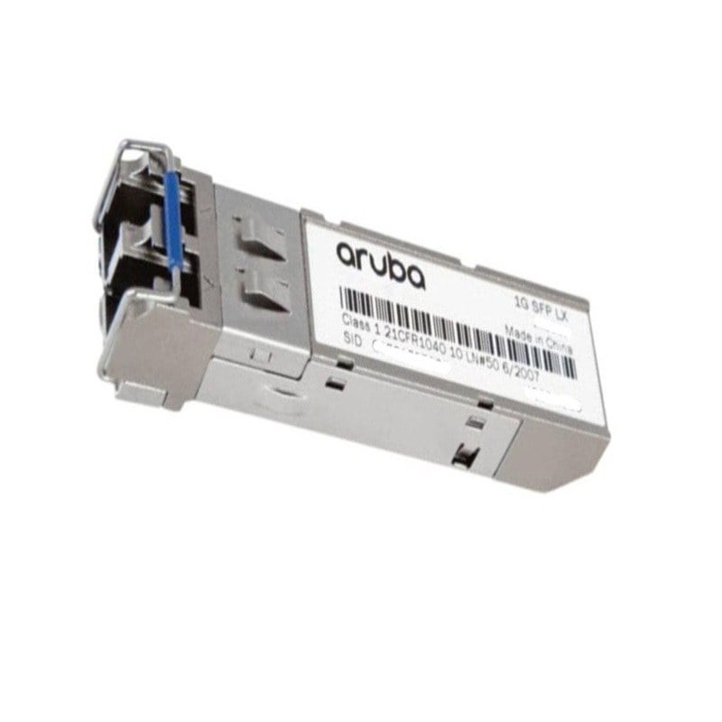 HPE Aruba SFP Module - For Data Networking, Optical Network - 1 x LC 1000Base-LX Network - Optical Fiber - Single-mode - Gigabit Ethernet - 1000Base-LX - 1 Gbit/s - 10 km -JL746-61001