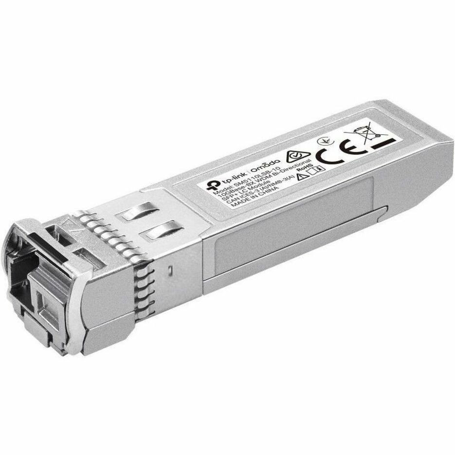 TP-Link Omada 10GBase-BX WDM Bi-Directional SFP+ LC Module - SM5110LSB-10 TP-Link Omada 10GBase-BX WDM Bi-Directional SFP+ LC Module - SM5110LSB-10