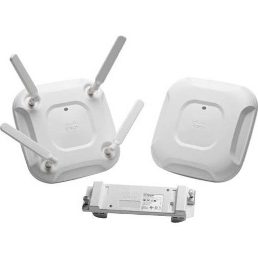 Cisco Aironet 3702E IEEE 802.11ac 1.27 Gbit/s Wireless Access Point - 2.47 GHz, 5.83 GHz - MIMO Technology - Ethernet, Fast Ethernet, Gigabit Ethernet - Ceiling Mountable - 10 Pack