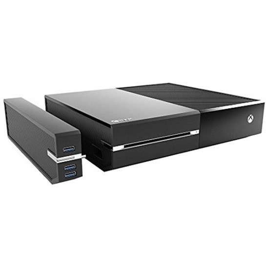 Micronet Fantom Drives Xbox 4TB Hard Drive - Easy Snap-On case with Built In 3 USB 3.0 Ports - Made for Original Xbox One - Gaming Console Device Supported - USB 3.0 - 1 Year Warranty - XBOX-4TB-SH