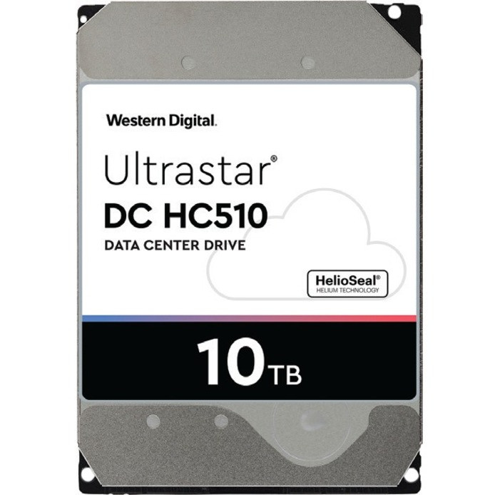 Hgst Ultrastar DC HC510 10 TB Hard Drive - 3.5" Internal - SATA (SATA/600) - 3.5" Carrier - 7200rpm - 5 Year Warranty 10TB SATA 512E - 1EX0499