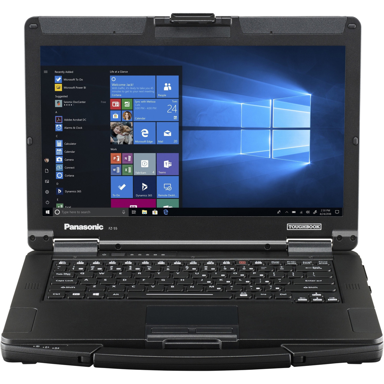 Panasonic Toughbook Fz-55 Fz-55Fz02Uvm Lte 14" Touchscreen Semi-Rugged Notebook - Full Hd - 1920 X 1080 - Intel Core I7 11Th Gen I7-1185G7 - 32 Gb Total Ram - 512 Gb Ssd - Fz-55Fz02Uvm