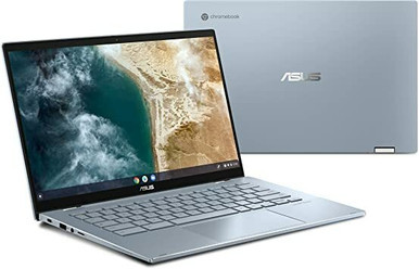 Asus  Chromebook Flip Cx5, 14" Touchscreen Fhd Nanoedge Display, Intel Core I3-1110G4 Processor, 128Gb Ssd, 8Gb Ram, Stylus, Backlit Keyboard, Wi-Fi 6, Chrome Os, Aluminum, Ai Blue - CX5400FMA-GN388T-S
