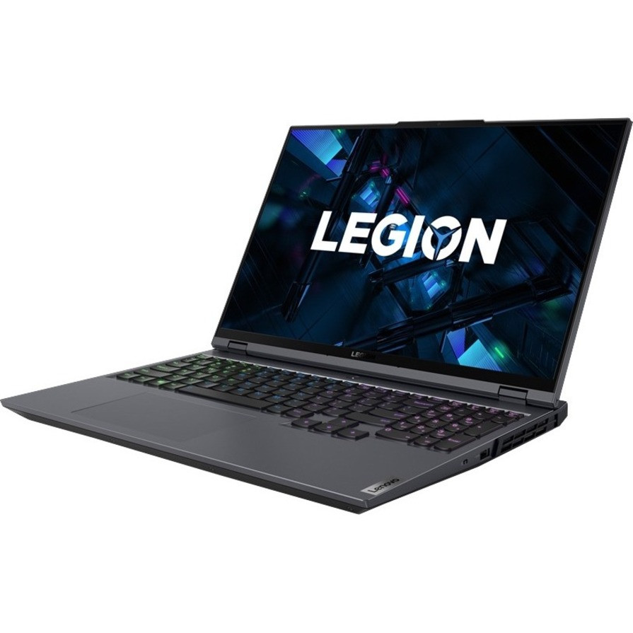 Lenovo Legion 5 Pro 16ITH6H 82JD0060US 16" Gaming Notebook - HD - 1366 x 768 - Intel Core i7 11th Gen i7-11800H Octa-core (8 Core) 2.30 GHz - 32 GB Total RAM - 2 TB SSD - Storm Gray, Black - Intel HM570 Chip - Windows 11 Pro - 82JD0060US