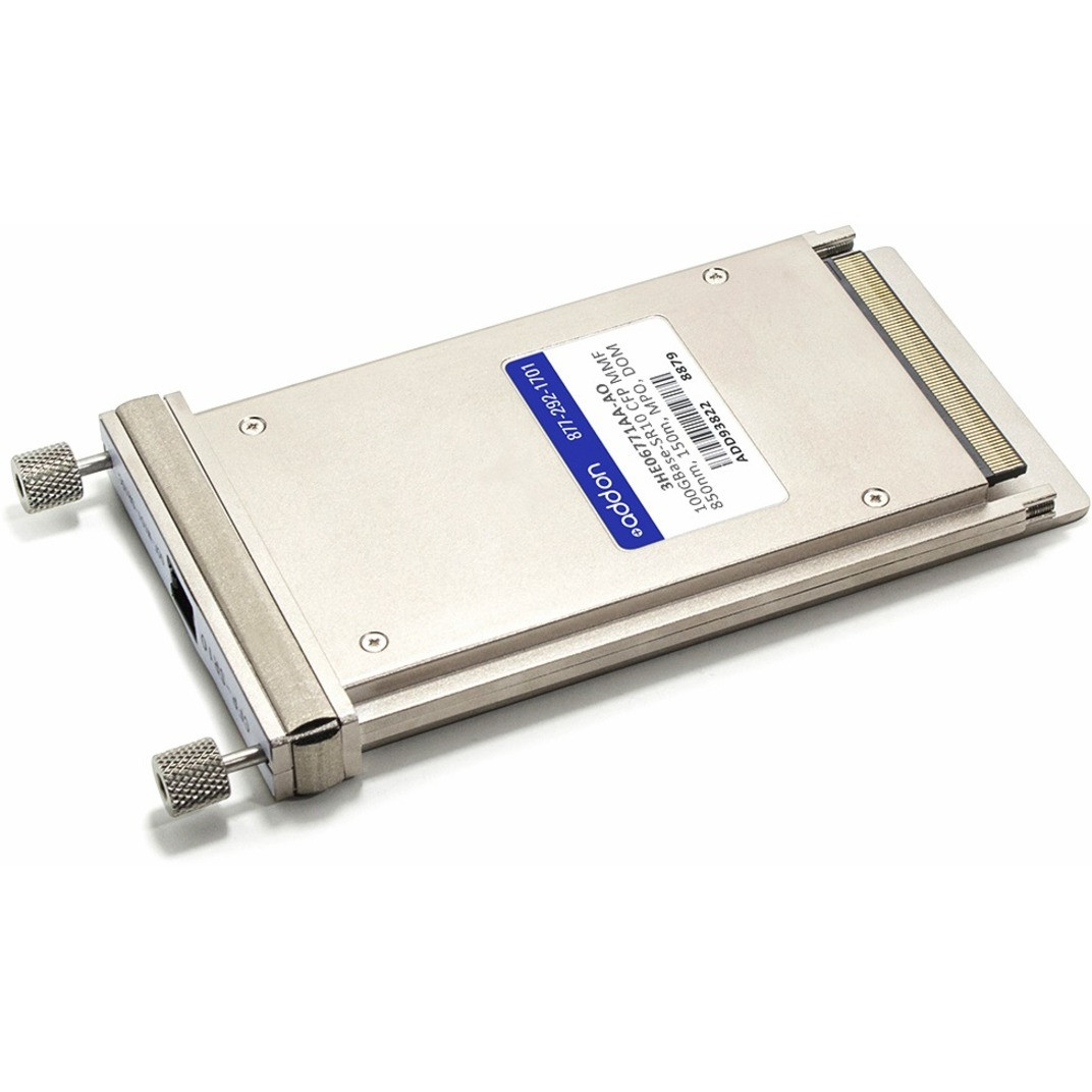 AddOn Alcatel-Lucent Nokia 3HE06771AA Compatible TAA Compliant 100GBase-SR10 CFP Transceiver (MMF, 850nm, 150m, MPO, DOM) - 100% compatible and guaranteed to work - 3HE06771AA-AO