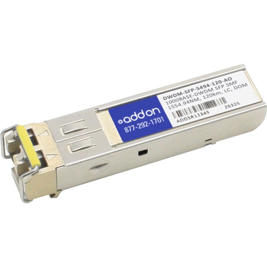 AddOn Cisco COMP TAA SFP 1G-DWDM 120KM LC XCVR - DWDM-SFP-5494-120-AO