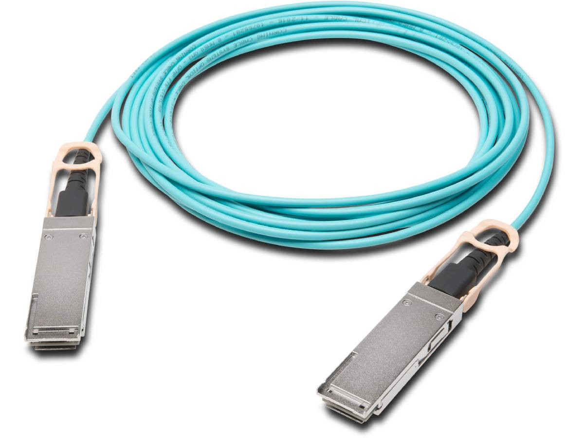 Accortec Active Optical Cable - Male Left Gender - Male Right Gender - Qsfp28 Right Connector - Qsfp28 Left Connector - 20m Length - 100G-AOC-20M-ACC