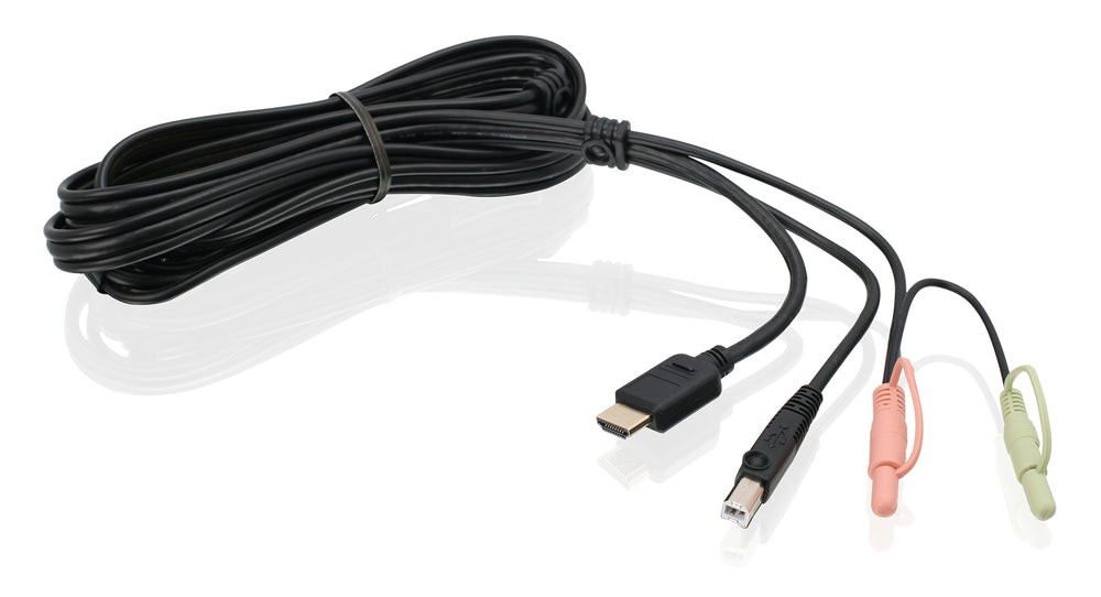 IOGEAR 6 ft. HDMI KVM Cable with USB and Audio (TAA Compliant) - G2L802U