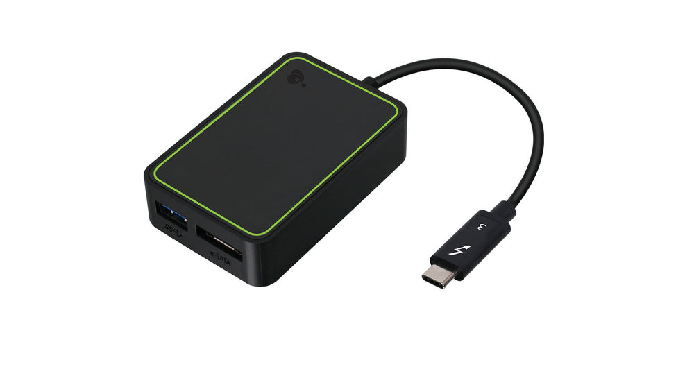 IOGEAR Thunderbolt 3 to eSATA and USB Adapter – 6 Gbps Connectivity for External Storage with Additional USB-A 3.1 Port – GTC3DEU
