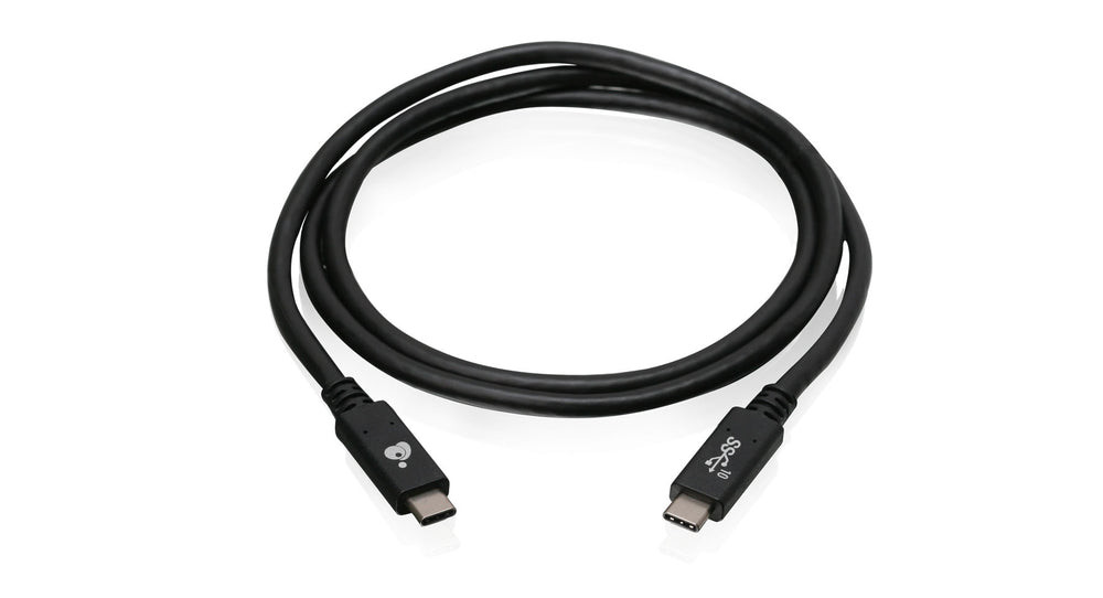IOGEAR Smart USB-C to USB-C Cable, USB-IF Certified, 10 Gbps, 3.3 ft (1m), with E-Marker – G2LU3CCM01E