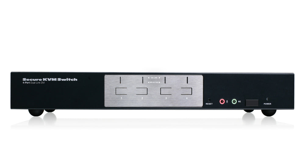 IOGEAR 4-Port Dual-Link DVI Secure KVM Switch Niap and Eal2+ Certified - GCS1214TAA