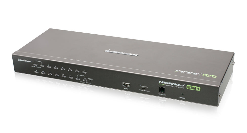 IOGEAR 16-Port USB PS/2 Combo KVM Switch (TAA Compliant) - GCS1716