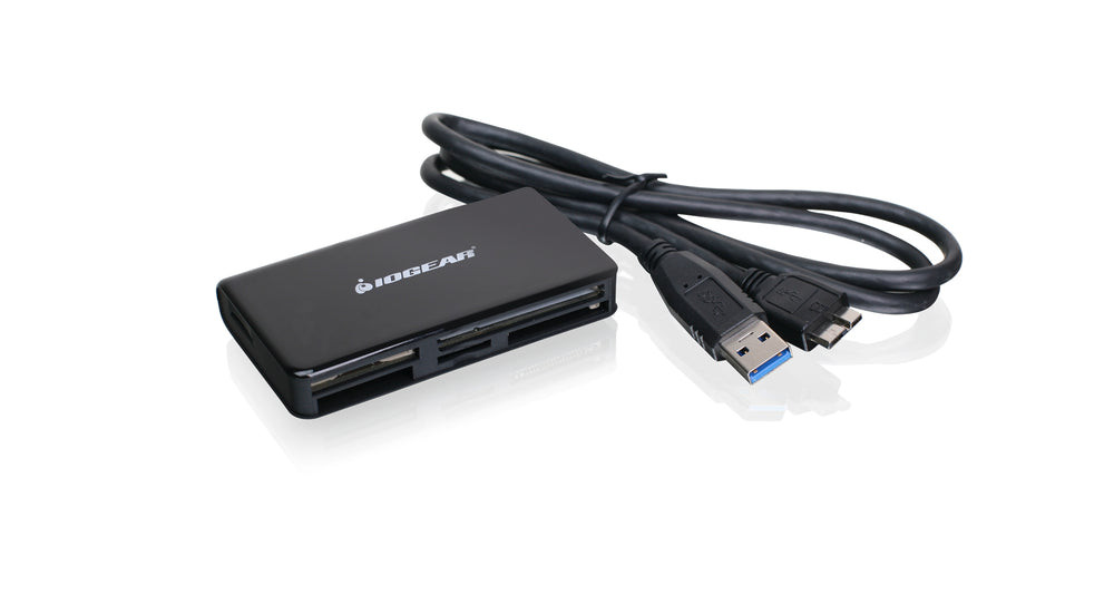 IOGEAR USB 3.0 Compact Flash Memory Card Reader – SuperSpeed Multi-Card Reader/Writer – GFR381
