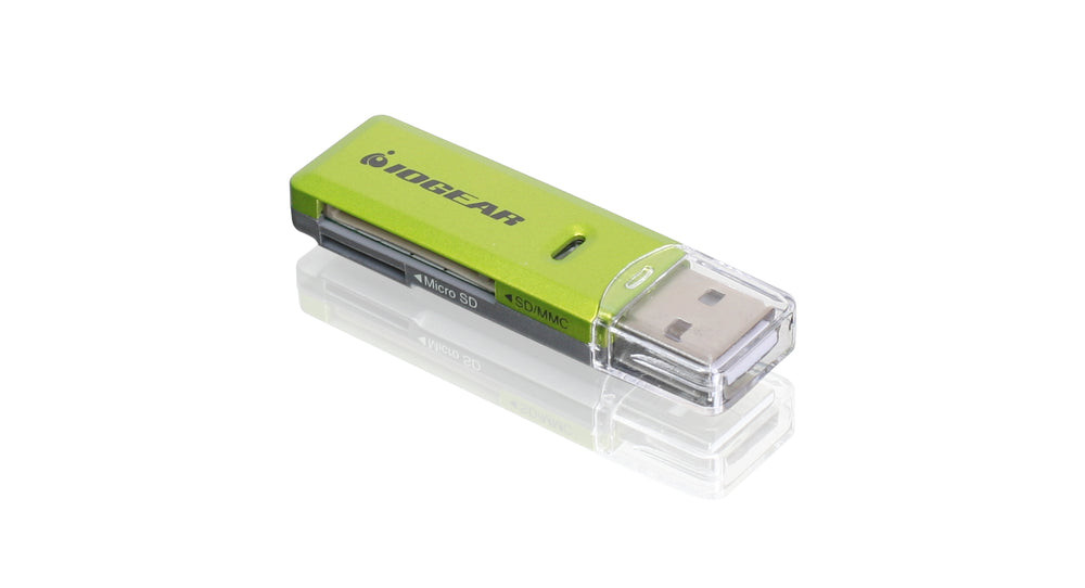 IOGEAR USB 2.0 SD Portable Card Reader Dual Slot SD/Micro  SDHC/M2/MS/CF/UHS-I - GFR204SD
