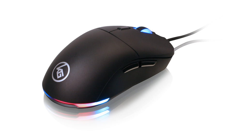 IOGEAR Kaliber Gaming SYMMETRE II Pro FPS Gaming Mouse – Optical – Wired USB 2.0 – 16,000 DPI – 8 Programmable Buttons – Symmetrical Design – 1 Pack – GME640