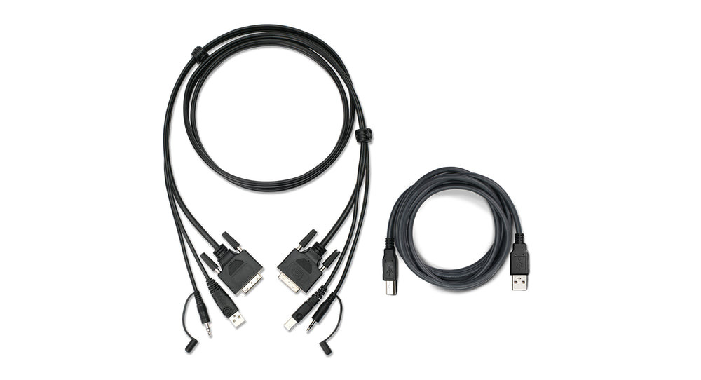 IOGEAR 6 ft. DVI, USB KVM Cable Kit with Audio (TAA) - G2L702UTAA3
