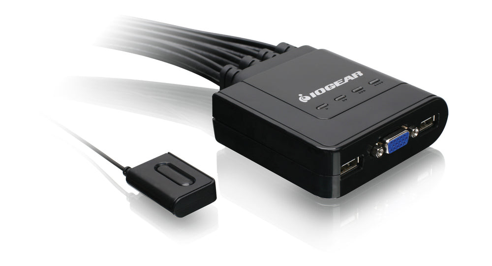 IOGEAR 4-Port USB Cable KVM Switch - GCS24U