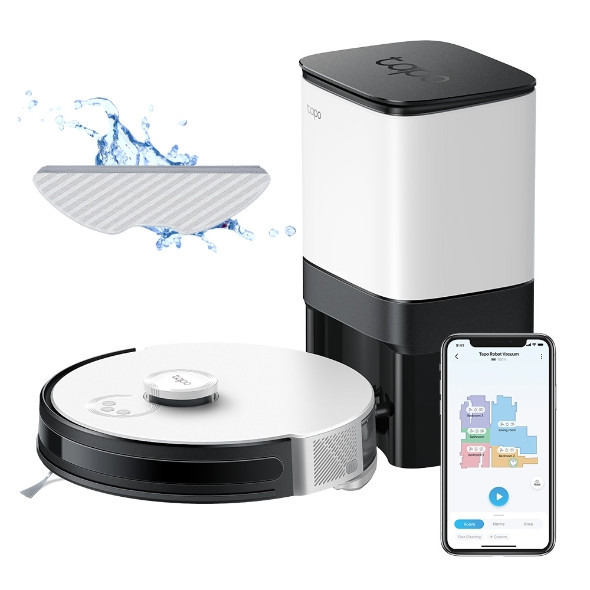 TP-Link LiDAR Navigation Robot Vacuum & Mop + Smart Auto-Empty Dock - TAPO RV30 PLUS