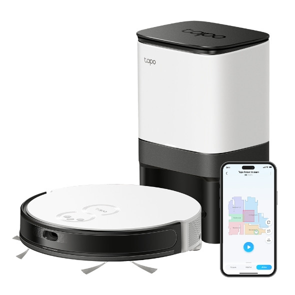 TP-Link MagSlim LiDAR Navigation Robot Vacuum & Mop+ Smart Auto-Empty Dock - TAPO RV20 MOP PLUS