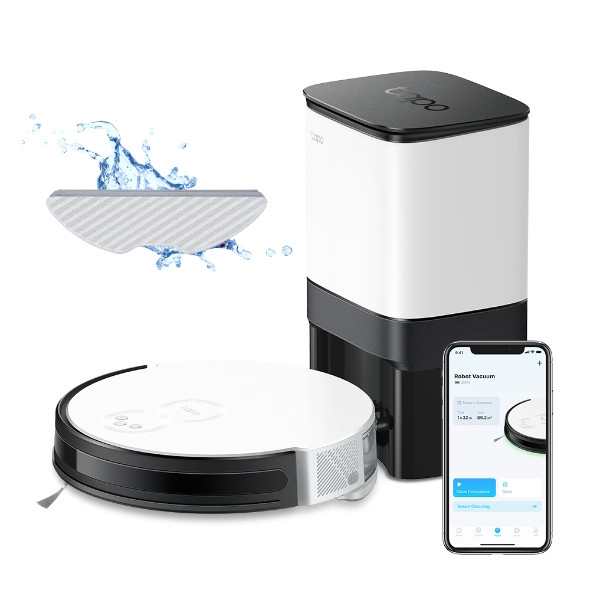 TP-Link Robot Vacuum & Mop + Smart Auto-Empty Dock - TAPO RV10 PLUS