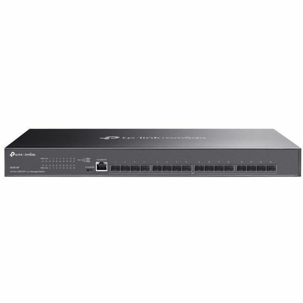 TP-Link Omada 16-Port 10GE SFP+ L2+ Managed Switch - SX3016F
