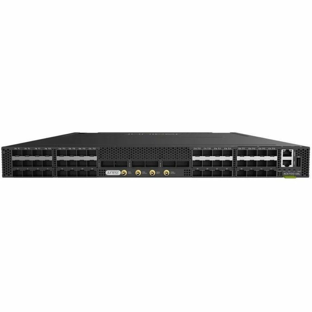 Juniper ACX 7100 DevID with 48 SFP56 / 6 QSFP56-DD multi-rate ports, AC PSU, AFO - ACX7100-48L-ACO-K