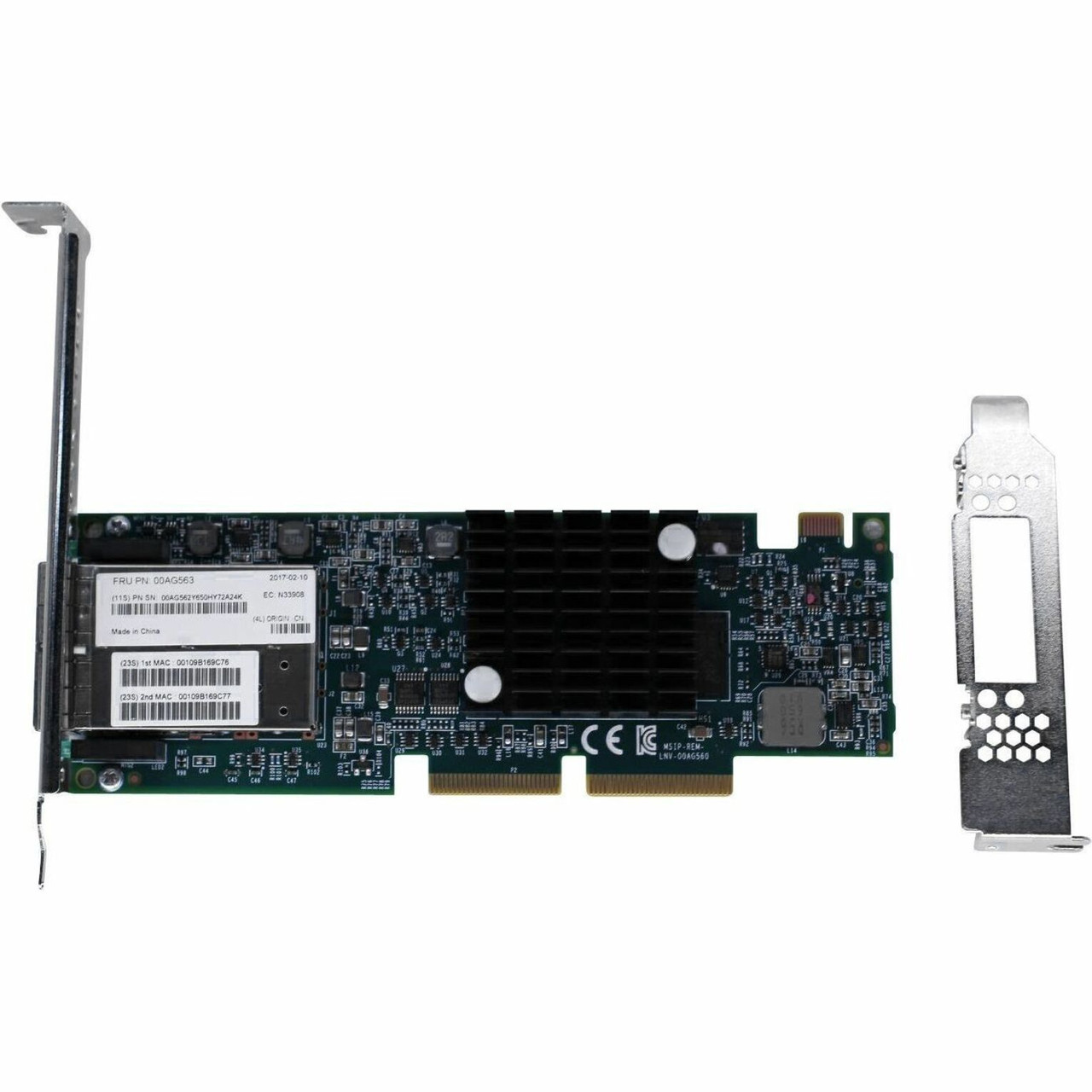 Lenovo Emulex 10Gigabit Ethernet Card - 00AG563