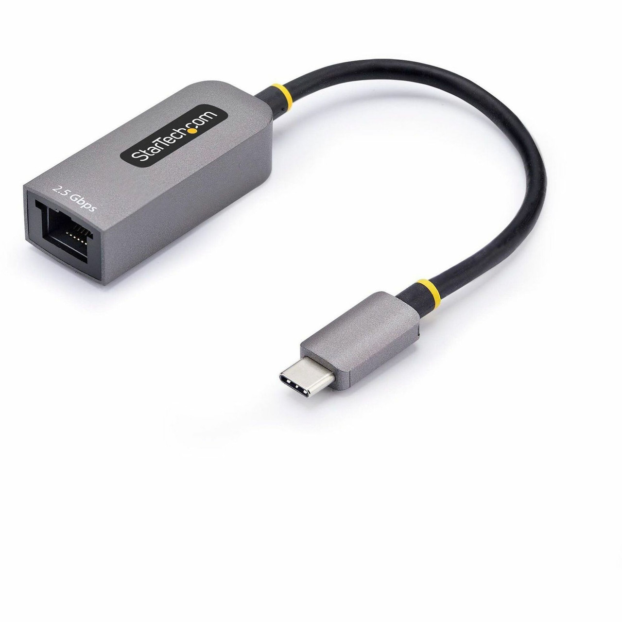 StarTech 2.5GbE USB-C to Ethernet Adapter, NBASE-T NIC, USB 3.0 Type-C 2.5/1G Multi Speed Network, USB 3.1 RJ45, Thunderbolt Compatible - C22G-USB-ETHERNET