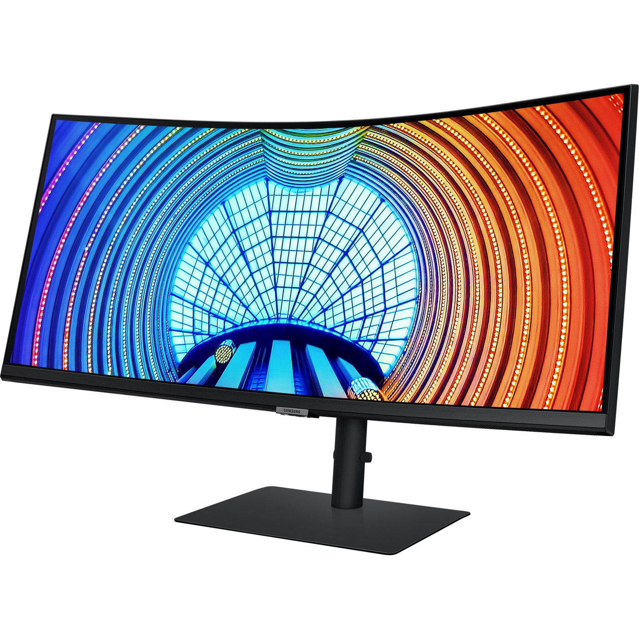Samsung ViewFinity S6 S34A654UBN 34" Class UW-QHD Curved Screen LCD Monitor - 21:9 - Black - LS34A654UBNXGO