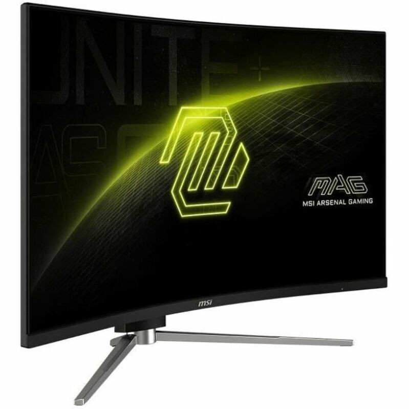 MSI MAG 325CQRXF E2 32" Class WQHD Curved Screen Gaming LED Monitor - 16:9 - Metallic Black - MAG325CQRXFE2