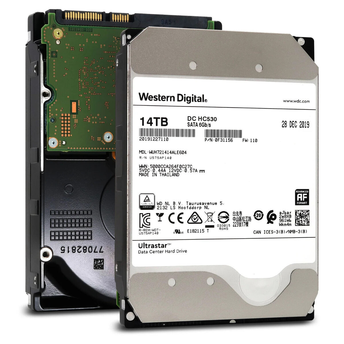 Hgst 28 TB Hard Drive - Internal - SATA - 0F62900