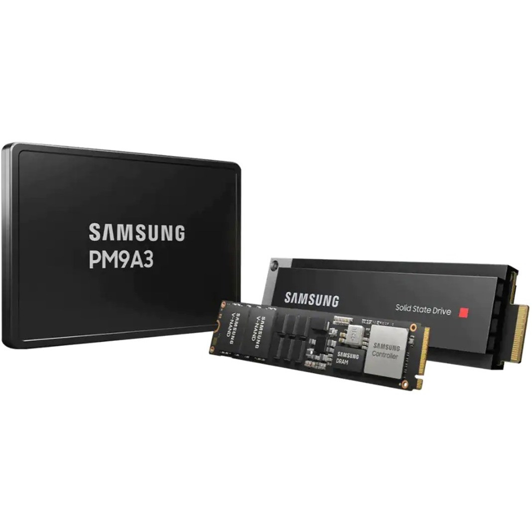 Samsung PM9A3 7.68 TB Solid State Drive - 2.5" Internal - PCI Express NVMe (PCI Express NVMe 4.0 x4) - Read Intensive - MZQL27T6HBLA-00A07