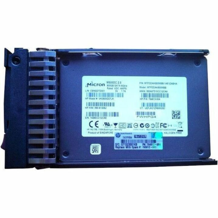 HPE 800 GB Solid State Drive - 2.5" Internal - SATA (SATA/600) - 764913-004