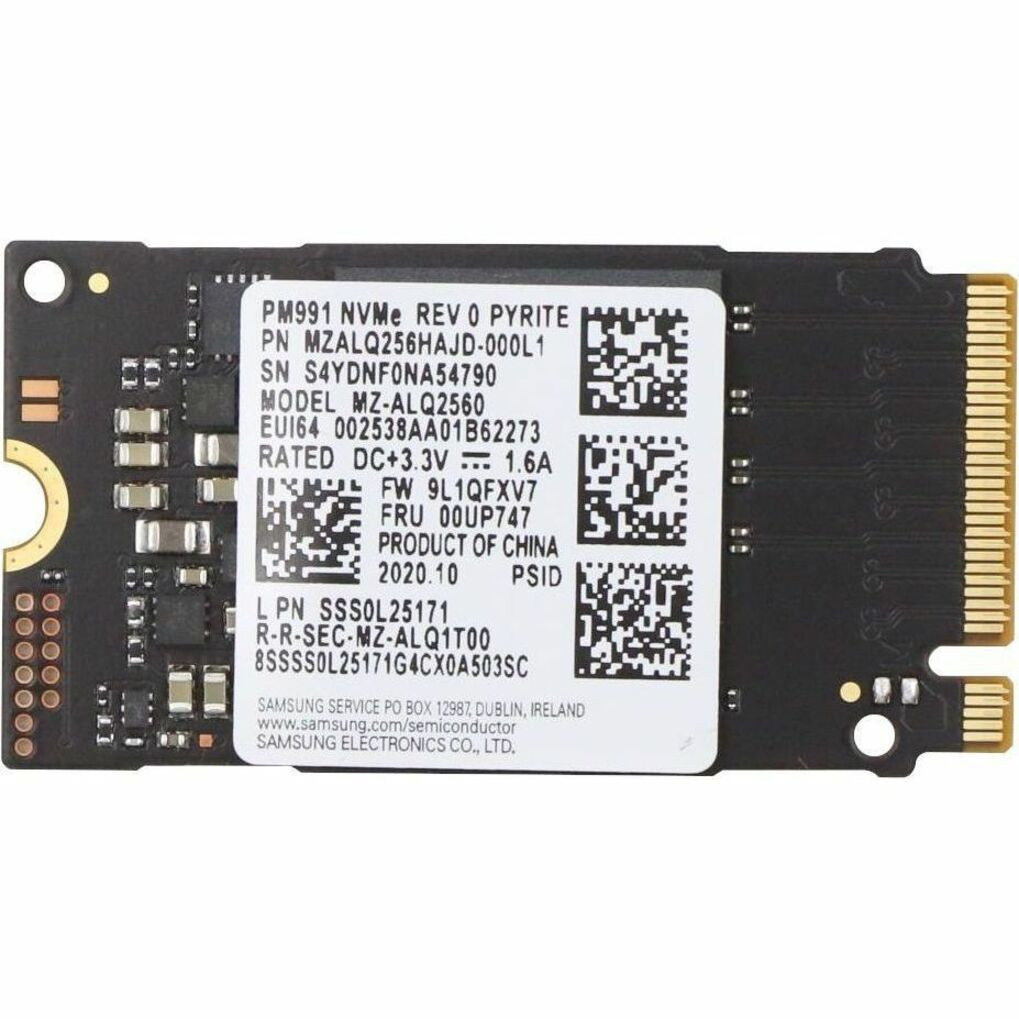 Lenovo 256 GB Solid State Drive - M.2 2242 Internal - PCI Express NVMe (PCI Express NVMe 3.0 x4) - 00UP747-RF