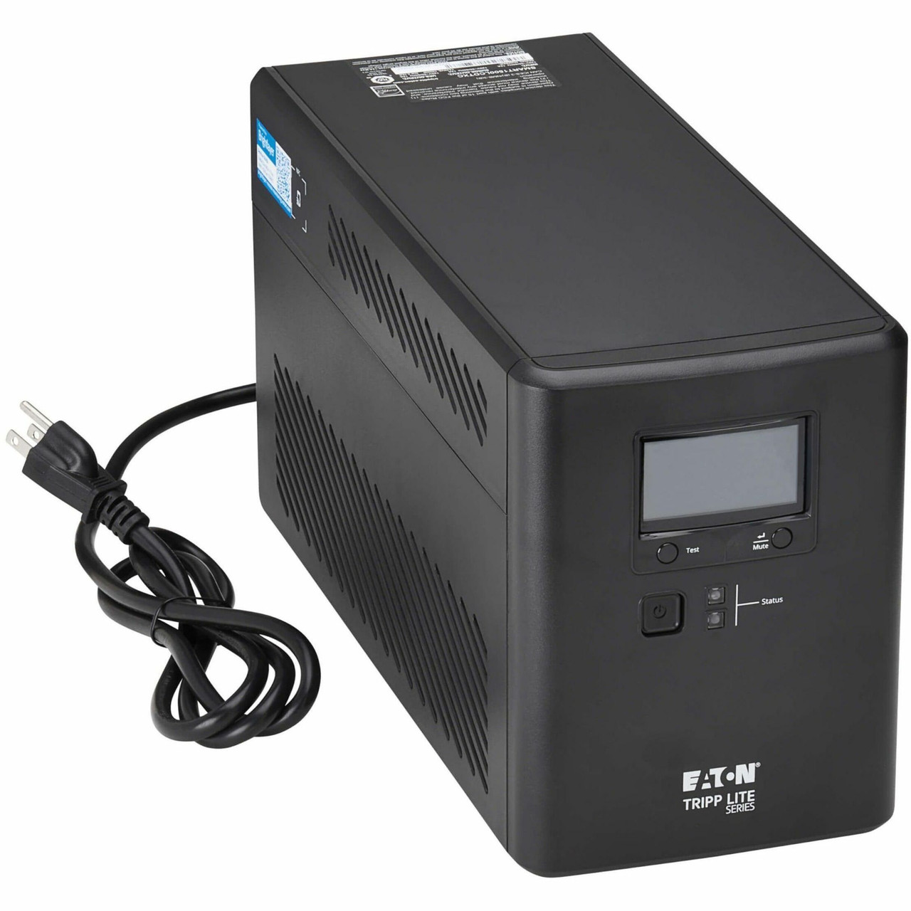 Eaton Tripp Lite Series 1440VA 1000W 120V Line-Interactive Cloud-Connected UPS with Remote Monitoring - 10 NEMA 5-15R Outlets (5 Surge + 5 Surge and Battery Backup), Extended Run, LCD, 5-15P Plug, Tower - SMART1500LCDTXC