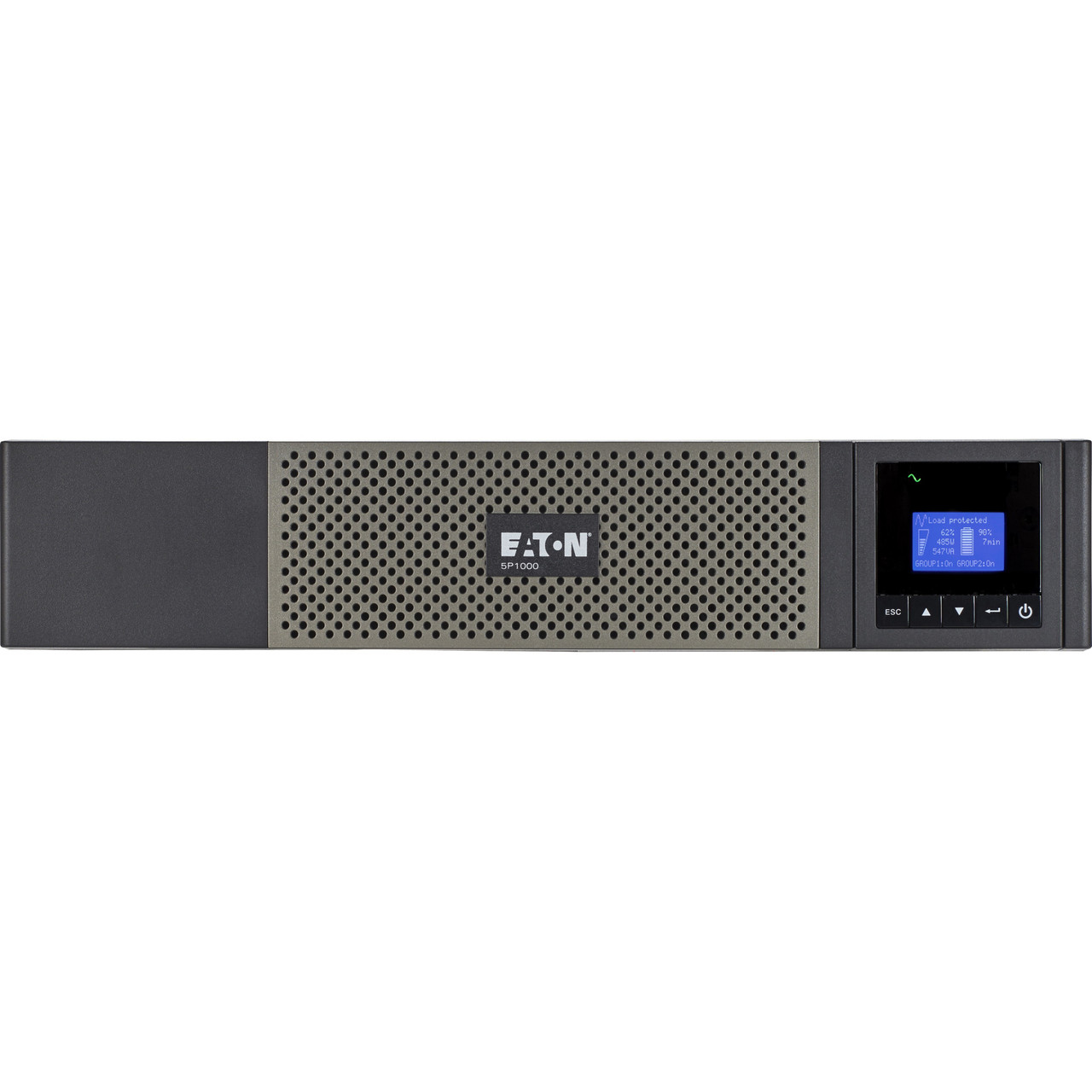 Eaton 5P 1000VA 770W 120V Line-Interactive UPS, 5-15P, 10x 5-15R Outlets, 16-Inch Depth, True Sine Wave, Cybersecure Network Card Option, 2U - 5P1000RC