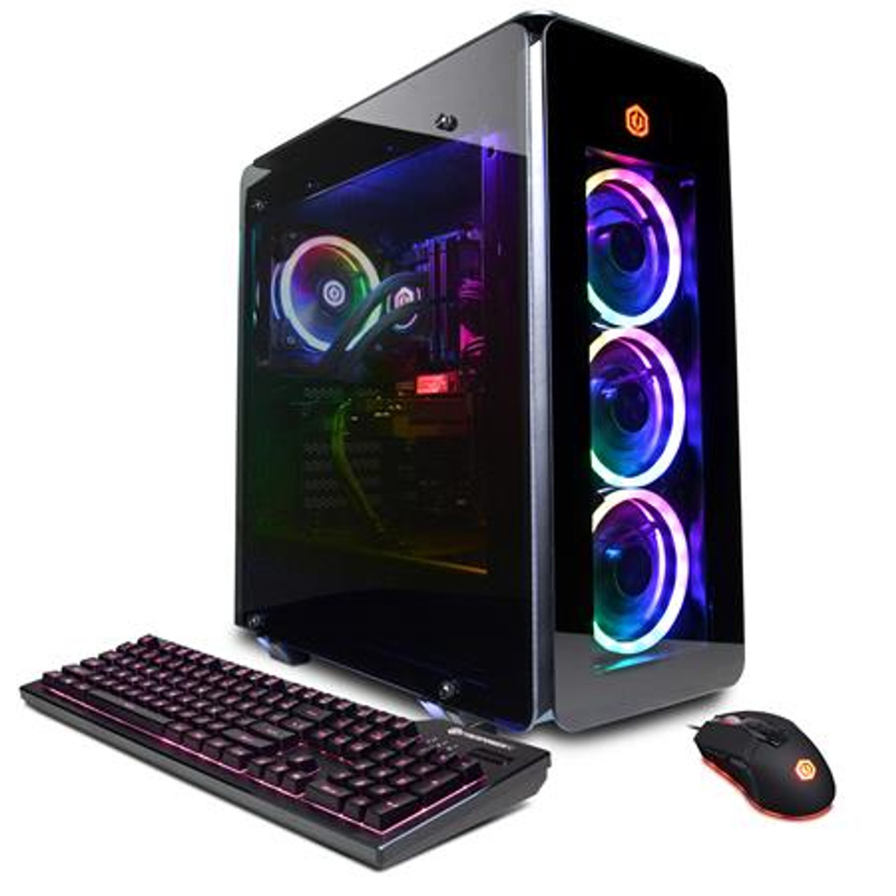 CyberPowerPC Gamer Master Gaming Desktop Computer - AMD Ryzen 7 9700X - 16 GB - 1 TB SSD - Mid-tower - Black - GMAI4800CPG