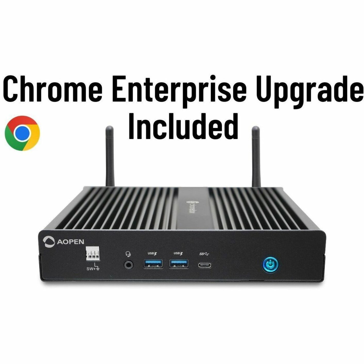 AOpen Chromebox Commercial 3 Chrome Enterprise Upgrade - Intel Core i5 - 8 GB RAM - 128 GB SSD - Fanless - 3-year Warranty - 91.CX200.GA80
