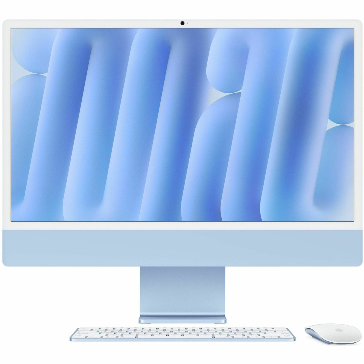 Apple iMac MWV13LL/A All-in-One Computer - Apple M4 - 16 GB - 256 GB SSD - 24" 4.5K - Desktop - Blue - MWV13LL/A