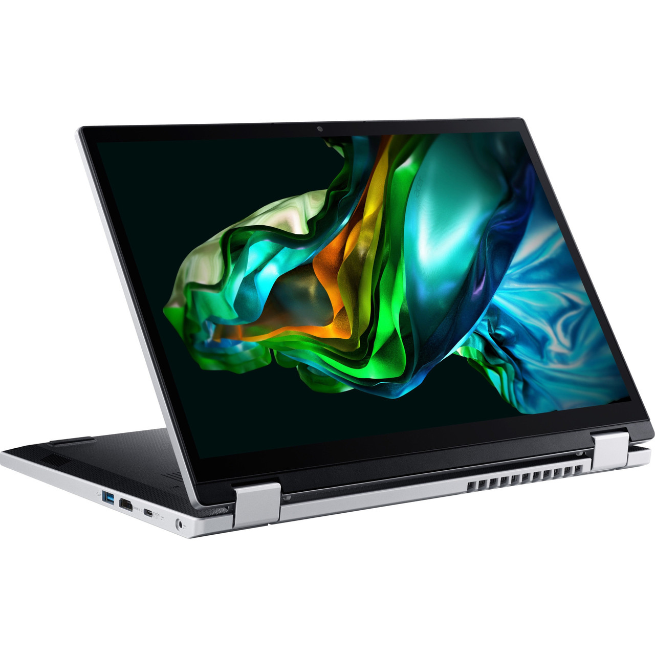 Acer A3SP14-31PT A3SP14-31PT-38YA 14" Touchscreen 2 in 1 Notebook - WUXGA - Intel Core i3 i3-N305 - 8 GB - 256 GB SSD - English Keyboard - Pure Silver - NX.KN1AA.005