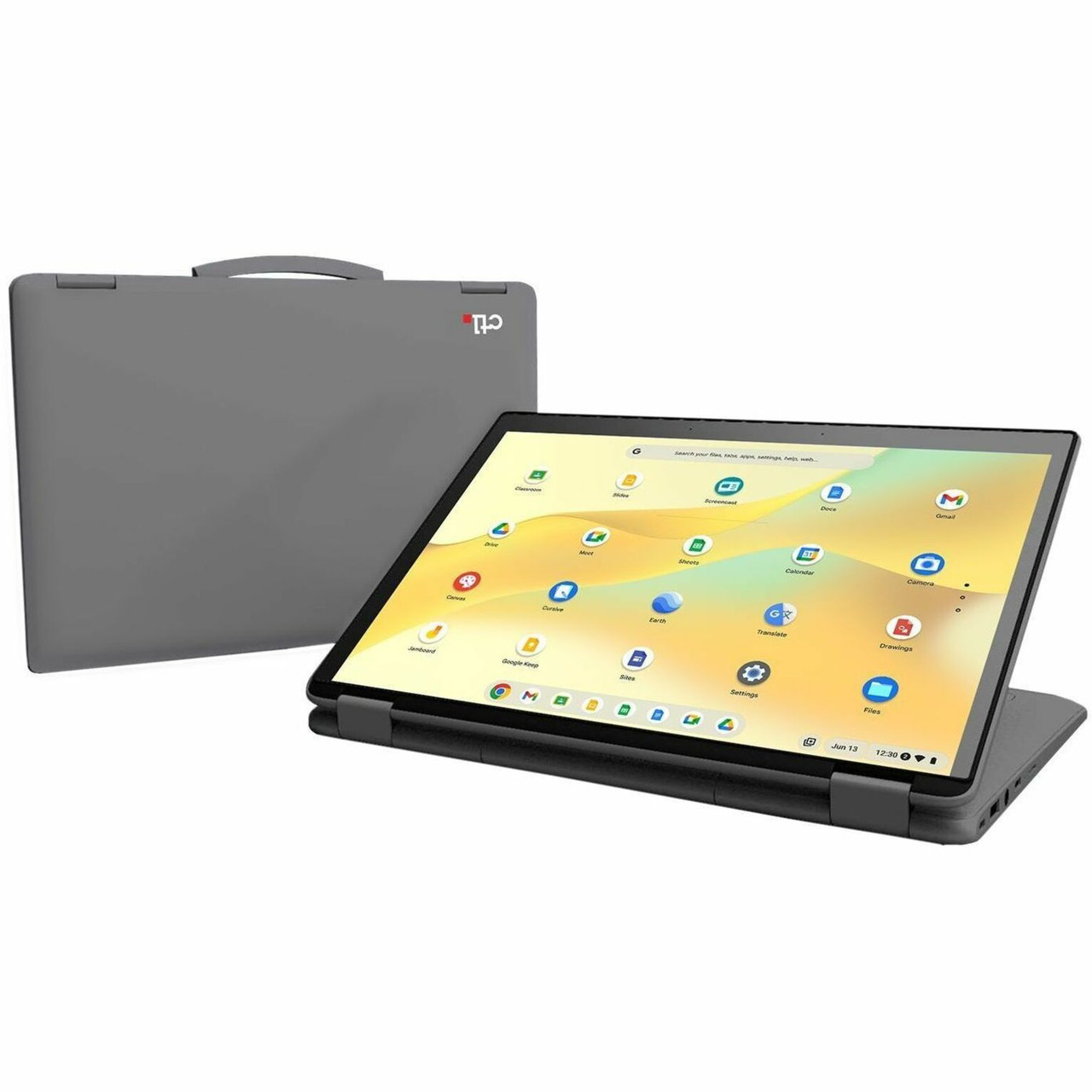 CTL Chromebook NL73 NL73T 11.6" Touchscreen Rugged Convertible 2 in 1 Chromebook - HD - Intel N100 - 4 GB - 64 GB Flash Memory - CBUS1100027