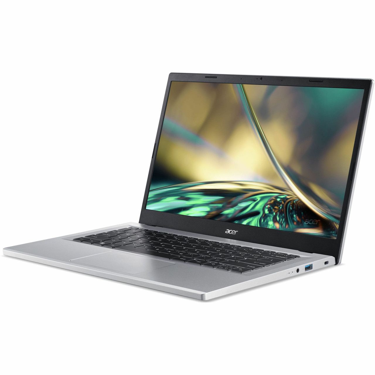 Acer Aspire 3 14 A314-36P A314-36P-3772 14" Notebook - Full HD - Intel Core i3 i3-N305 - 8 GB - 128 GB SSD - English Keyboard - Silver - NX.KMKAA.004